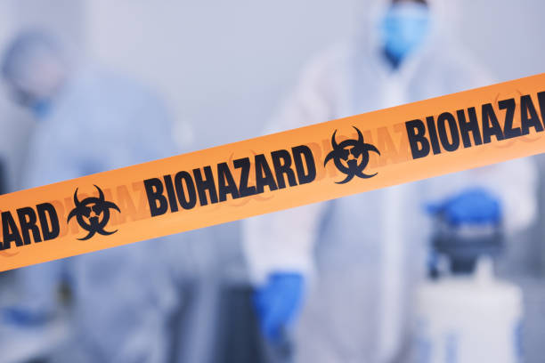 Professional Blood Cleanup technician working in Fairfield, NE